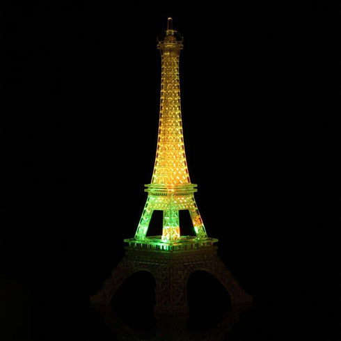 Colorful Eiffel Tower Lighting Desk Bedroom Decoration LED Lamp (7.6 Inch)...