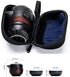 Travel Set KungFu Tea Black 200ml Pot Cups with Black Portable Packaging Bag...