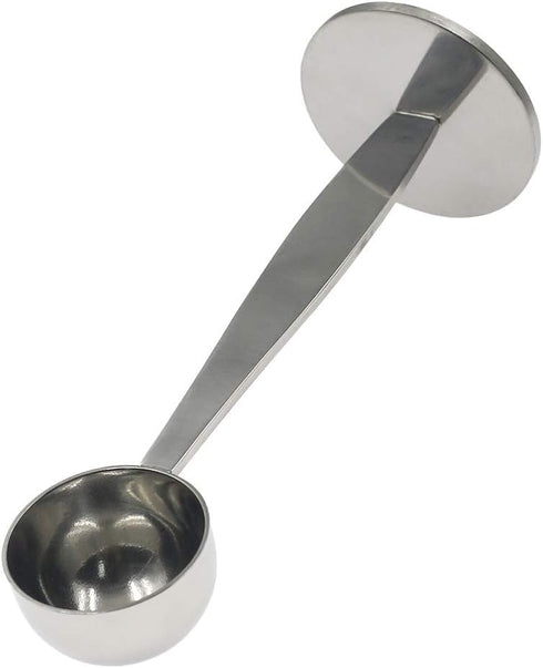 2-in-1 Coffee Scoop Stainless Steel Measuring and Tamping Coffee Spoon(15ml)-1pc...