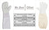 Mr.Bee Beekeeping Supply Goatskin Leather Beekeeper Gloves with Vent Long Canvas Sleeve & Elastic Cuff M...