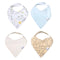 Copper Pearl Baby Bandana Drool Bibs for Drooling and Teething 4 Pack Gift Set Aussie...
