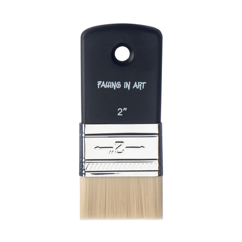 Falling in Art Flat Paddle Paint Brush, Scale Brush for Oil and Acrylic Paints,2 Inch...