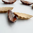 Japanese Natural Wooden Leaf Shape Chopstick Rest Spoon Fork Knife Holder,6 Pack (Q151010)...