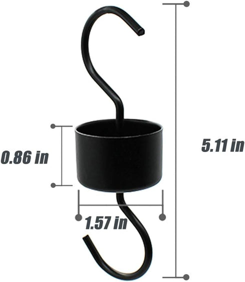 Ant Moat for Hummingbird Feeders 2 Pack Black...
