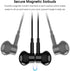 USB C Headphones, Type C Earphones for Samsung Galaxy S20 S21 S22 S23 S24 FE Ultra Apple iPhone 15 Pro Max iPad Magnetic Wired Earbuds Microphone ...