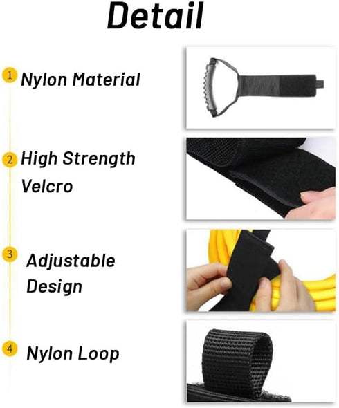 Cable Storage Straps - Garden Hose Storage Straps - Heavy-Duty Hook and Loop Straps, Garden Water Hoses and Garage Tool (1 Pack)...