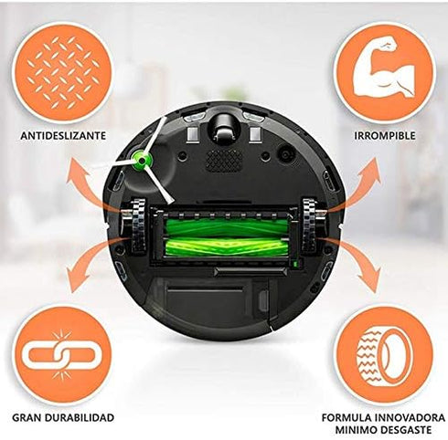 Front Caster Ball Wheel & Drive Wheel Tires Compatible with IRobot Roomba S Series S9 (9150) S9+ S9 Plus (9550) Robot Vacuum Cleaner Accessories R...