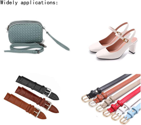 12Pcs Alloy Metal Single Prong Pin Buckles Center Bar Buckles Shoes Strap Watch Belt Buckles Bag Purse Making Hardware Craft Accessories (3 Colors...