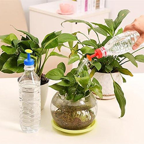 Coolrunner Bottle Cap Sprinkler PVC Plastic Watering GB 28mm caliber Little Nozzle Sprinkler Head Watering Vegetables Mist Nozzle (6)...