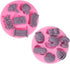 Cestony 2Pcs Chinese New Year series Silicone Molds for DIY Cake Fondant Biscuit Cookies Soap Sugar Pudding Chocolate Hard Candies Dessert Decor...
