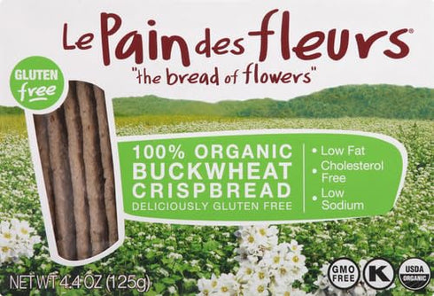 Le Pain des Fleurs Crispbread, Buckwheat, 5.3 ounce...