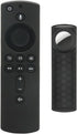 TV Stick 4K Remote Cover with Airtag Holder,2 in 1 Alexa Voice Control Cover Compatible with Air Tag Tile Sticker 2020 and TV Stick 2nd Gen,Black...