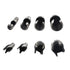 8-Pack Wood Plug Cutter Drill Carbon Steel Bit Set, Straight and Tapered Taper Cutting Tool, Woodworking Chamfer Drill Bits 5/8In, 1/2In, 3/8In, 1...