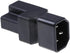 ANRANK IN14515AK IEC C14 to NEMA 5-15R Computer Power Cord Plug Adapter...
