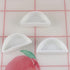6 Pcs Spider Micro Water Bowl Hermit Crab Mini Ceramic Dish for Spider Hermit Crab Tarantula Millipede (Semicircle Shape)...