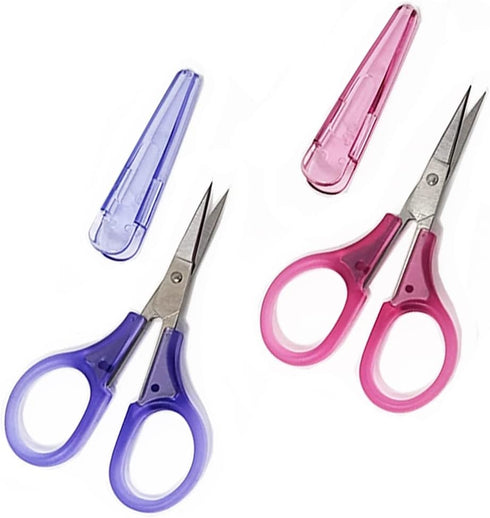 Small Thread Scissors For Cross Stitch And Embroidery With Zippered Pouch...