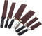 Brown Knife Guard & Sleeve Set - Waterproof Universal Blade Covers (6 Pack)...