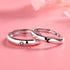 Matching Promise Rings for Couples Matching Rings Set Adjustable for Him and Her Engagement Wedding Rings Set of 2 Rings (Style 3)...