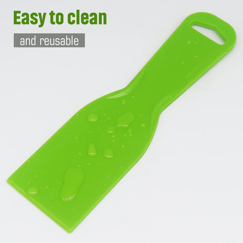 Plastic Putty Knife, 3 PCS 2 Inch Scraper Tool, Flexible Spackle Knives for Drywall, Decals, Wall Paper, Patching, Painting, Taping, Scraping Coat...