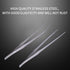 Extra Long Handle Aquarium Tweezers Serving Tongs Feed clamp,2 Pack Stainless Steel Straight and Curved Tweezers Set for Fish Tank Plants Reptile ...