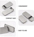 Hemoton 20pcs Rectangular Slide Top Tinplate Box Sliding Cover Push-Pull Tin Box Metal Tin Containers for Candies Jewelry Crafts Lip Balm Storage ...