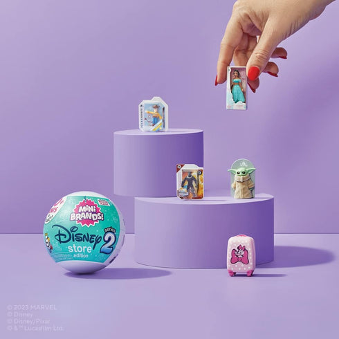 5 Surprise Disney Mini Brands Series 2 by ZURU (2 Pack) Amazon Exclusive and Mystery Collectibles Toys Over 60 Minis to Collect...