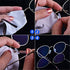 Eyeglass Nose Pads Screw-in Repair Kit Anti-Slip Soft Silicone Air Chamber Bag Glasses Pieces with Screws and Screwdriver Sunglasses...