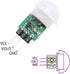 HC-SR312 AM312 Mini PIR Human Body Motion Sensor Module Pyroelectric Infrared IR Distance Detector for Arduino (Pack of 5)...