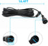 Extension Cable Outdoor 2 Pin for Garden LED Spotlight, Black Extension Cords Outdoor Waterproof (16.4 FT)...
