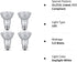 Feit Electric PAR20 LED Bulbs, 50W Equivalent, Dimmable Spotlight Bulbs, 5000k Daylight, E26 Base, 90 CRI, 450 Lumens, 22-Year Lifetime, PAR20 Flo...