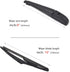 OTUAYAUTO 85242-42040 Rear Windshield Wiper Arm Blade Set - Replacement for Toyota RAV4 2013-2018, Jeep Compass 2017-2023...
