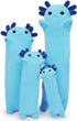 Long Axolotl Stuffed Animals, Soft Long Axolotl Plush Pillow Cute Axolotl Plush Body Pillow Gifts for Kids Girlfriend(Blue, 50cm)...