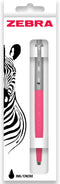Zebra Pen 901 Retractable Ballpoint Pen - Medium Point 1.0mm Nib - Black Ink - Deep Pink Barrel...