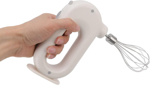 Electric Hand Mixer Elliptical Frother Eggbeater Automatic Foam Maker Double Stick Beer Frother for Household, Wynboop Mini Household Cordless Ele...