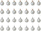 Ruwado 50 Pcs Faux Pearl Beads with Hole Gold Vintage Gold Silver Retro Elegant Kits Supplies for DIY Jewelry Making Dangle Earrings Necklace Brac...