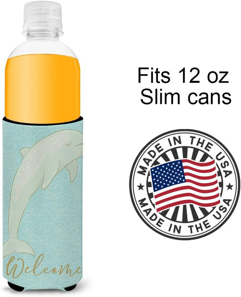 Caroline's Treasures Dolphin Decorative Hugger, Slim Can, Multicolor...