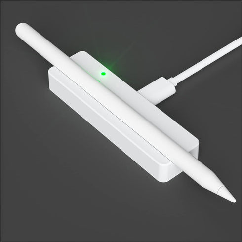 Magnetic Wireless Charger Dock with USB Cable Compatible with Apple Pencil 2nd Generation, Convenient Ipencil Charging Stand fits for Ipad Pen Gen...