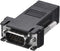 uxcell RJ45 to VGA Extender Adapter RJ45 Female Enternet to DB15 Male Port for Multimedia Video Black...