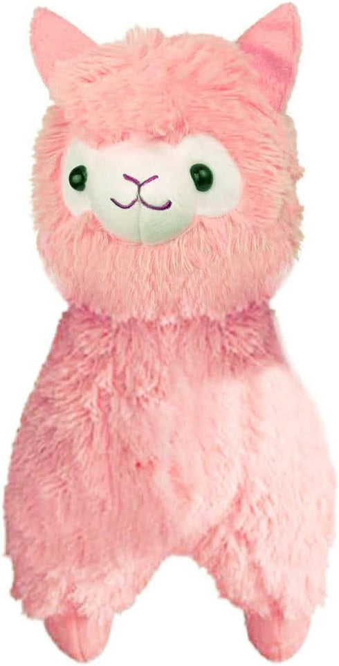 Cuddly Soft Pink Alpaca Llama Lamb Toy -7" Stuffed Animal Cushion Plush Doll Valentine Gift New Baby Gift Graduate Gift Lovers Anniversary Fiesta ...
