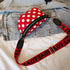 Kids Nylon Waist Bag Cute Polka Dot Small Fanny Pack Belt Bag Phone Purse for Women Girls Sport Running Travel Festival Red...