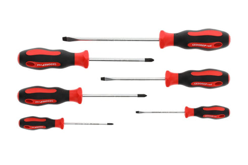 GEDORE - R38002006 RED 2C Screwdriver Set PH+SL 6pcs...