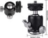 Camera Tripod Mini Ball Head Mount with Cold Shoe - Metal Professional Panoramic Ballhead 360° Pan 90° Tilt Tripod Mount Adapter with 1/4" Screw f...