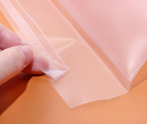 6pcs Clear Exercise Book Covers for School Books Waterproof Plastic Sleeves Multiple Colors Book Case (10.4x7.4?16K)......