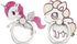 4Pcs Phone Ring Holder Stand, Cute Unicorn Sea Shell Conch 360 Rotation Finger Ring Grip Kickstand Mount for Cellphones and Tablets (Unicorn Ring)...