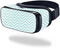 MightySkins Skin Compatible with Samsung Gear VR (Original) Cover wrap Sticker Skins Aqua Chevron......