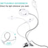 JimKing Ring Light, Tattoo Light Desk Lamp, LED Book Light with Clip, USB Bed Lamp for Live Show, Reading, Tattoo, Make Up, Manicure...