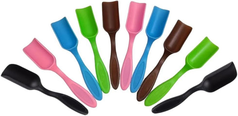 10Pcs NINGDAN Mini Shovel,Plastic Mini Gardening Shovel Spoons Soil Scoops,Cultivation Digging Transplanting Tools for Succulents Potted Flowers,S...