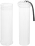 QWORK Extendable Artist Storage Tube - Durable Plastic, 2 Pack Adjustable Length 8.5" to 15", 2.4" Width, Translucent with Carrying Lanyard for Br...
