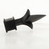 5Pcs Fence Finials,Fits 5/8"Iron Picket-Waterproof Aluminium Alloy Black Trident Spear Finial Fence Topper for Yard Garden Lawn Iron Picket Fence ...