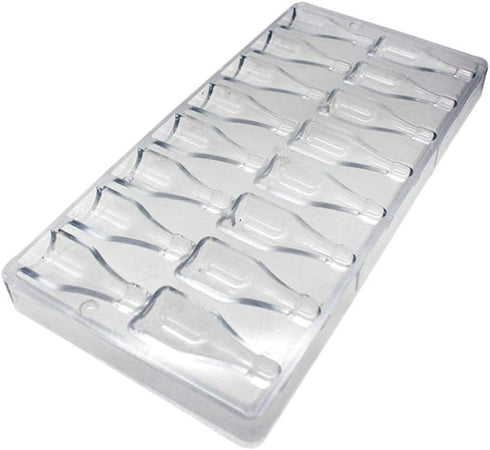 Goldbaking Bottle Shaped Chocolate Mold Poly-carbonate Candy Mould Hard PC Chocolate Molds...
